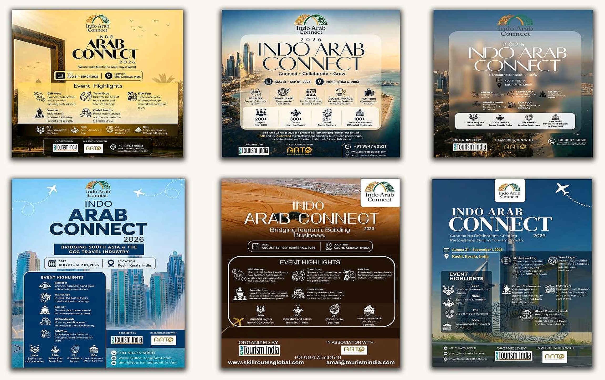 Indo Arab Connect 2026 event creatives